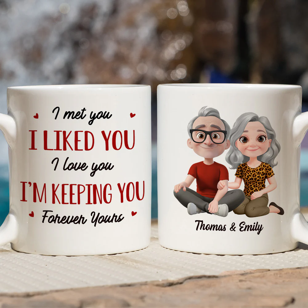 Give Me Your Forever - Personalized Custom Coffee Mug - Image 5