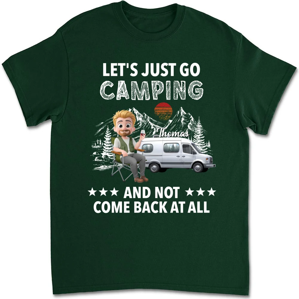 Go Camping And Not Comeback - Personalized Custom Shirt - Image 7