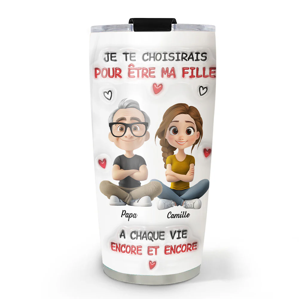 Gobelet Personnalisé En Effet 3D Gonflé - Toujours Te Choisir