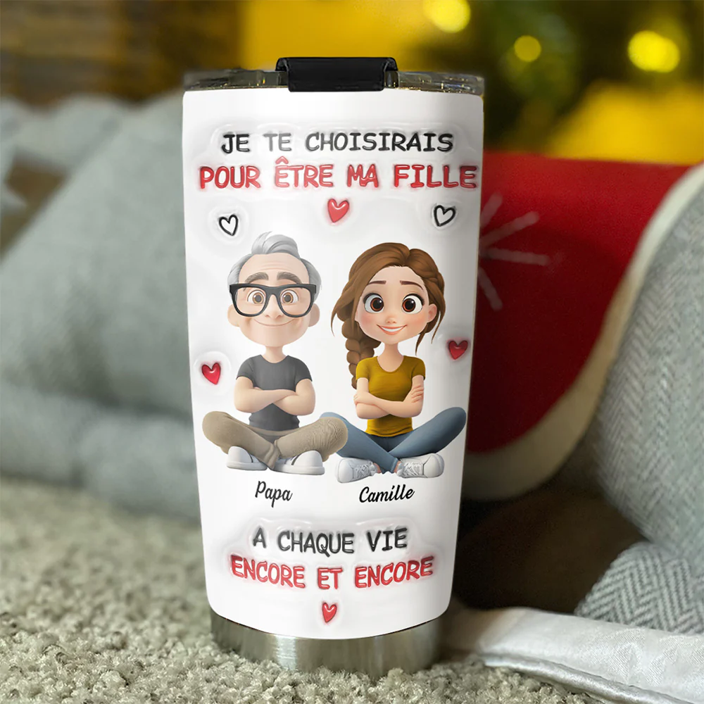 Gobelet Personnalisé En Effet 3D Gonflé - Toujours Te Choisir - Image 3