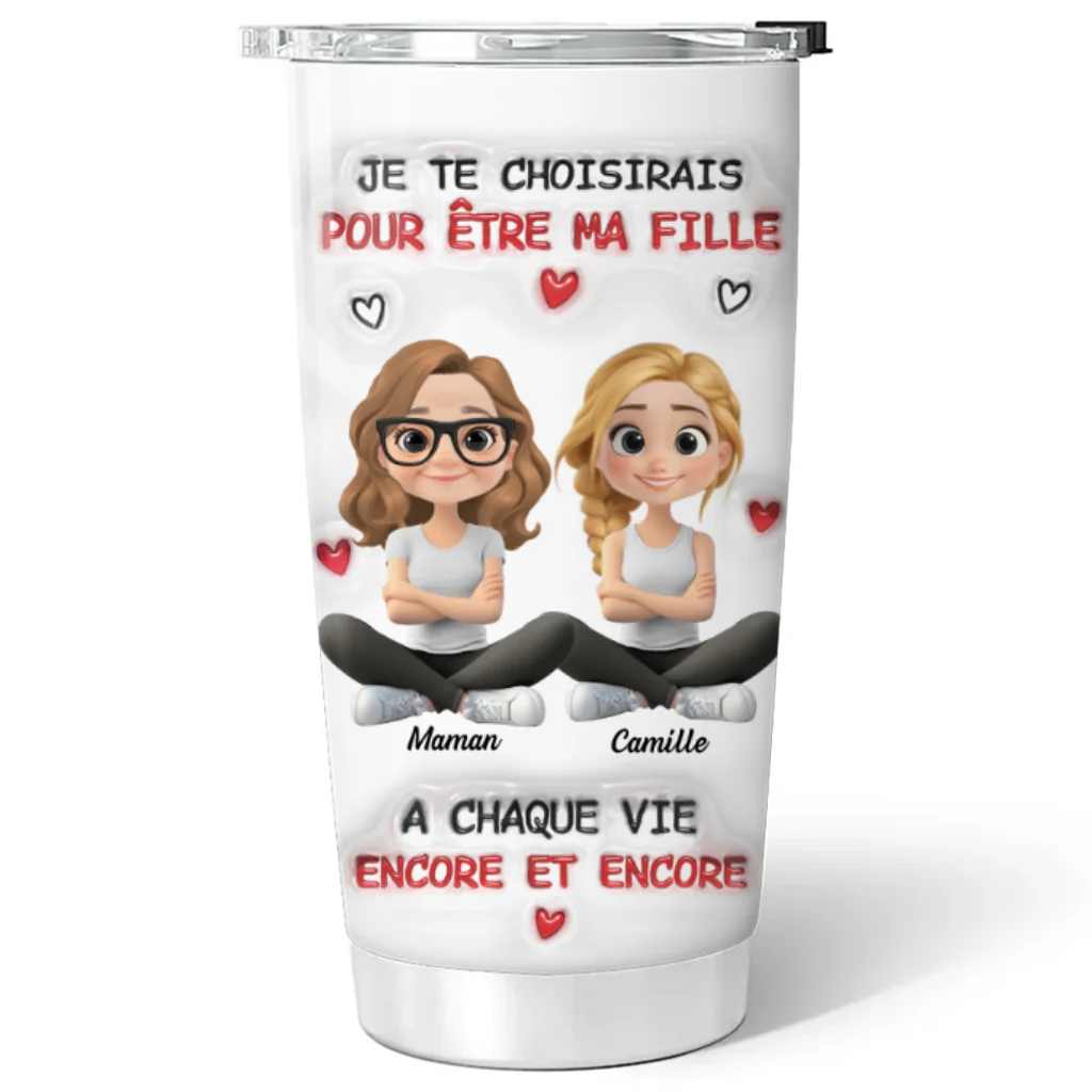 Gobelet Personnalisé En Effet 3D Gonflé - Toujours Te Choisir - Image 6