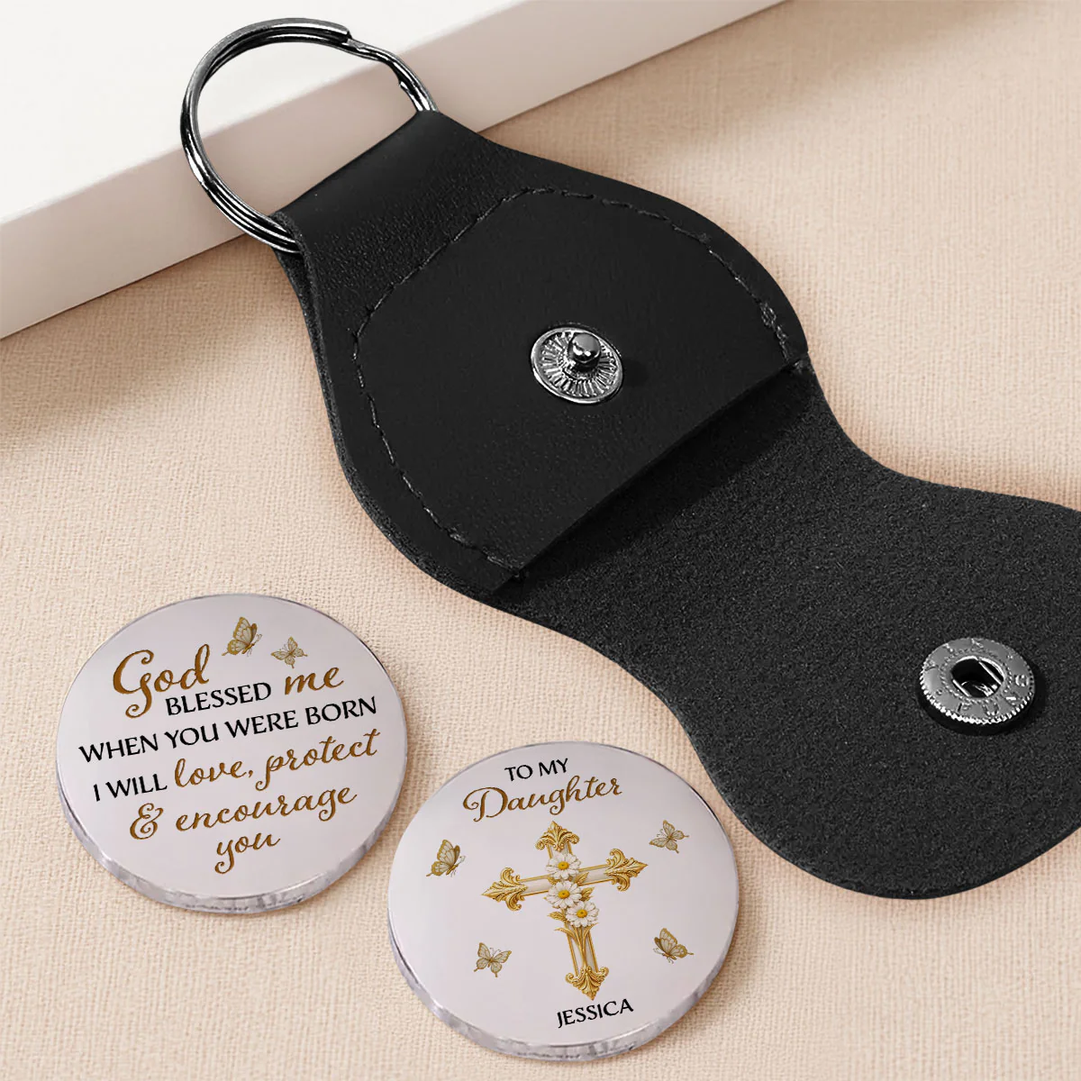 God Blessed Me - Personalized Custom Pocket Hug - Image 2