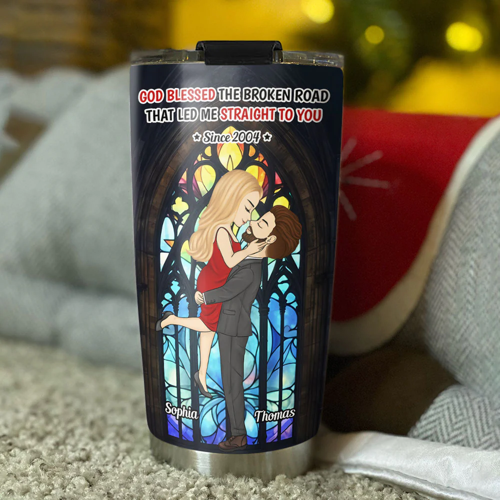 God Blessed - Personalized Custom Tumbler - Image 4