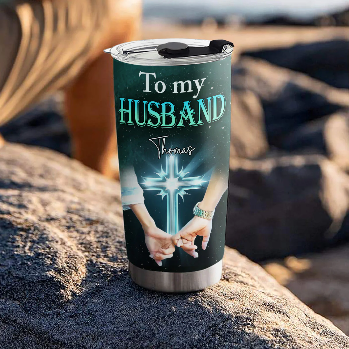 God Blessed The Broken Road - Personalized Custom Tumbler - Image 4