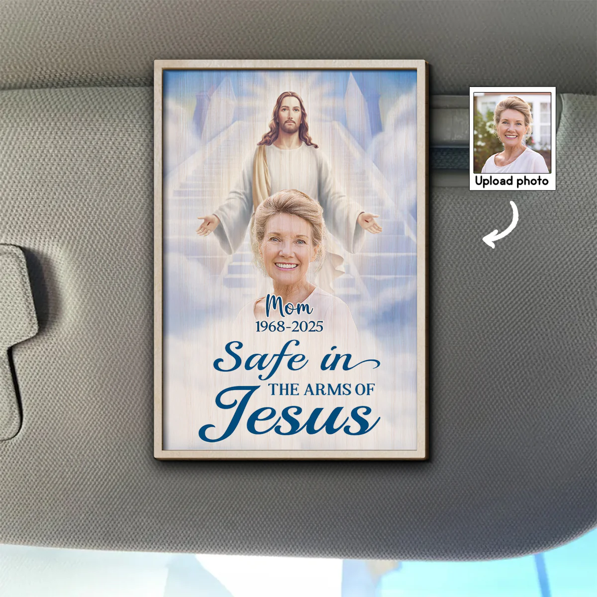 God Has You - Personalized Custom Car Visor Clip