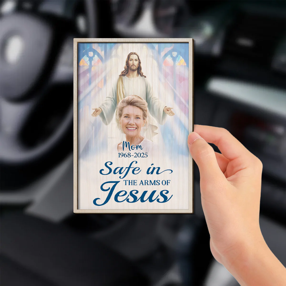 God Has You - Personalized Custom Car Visor Clip - Image 2
