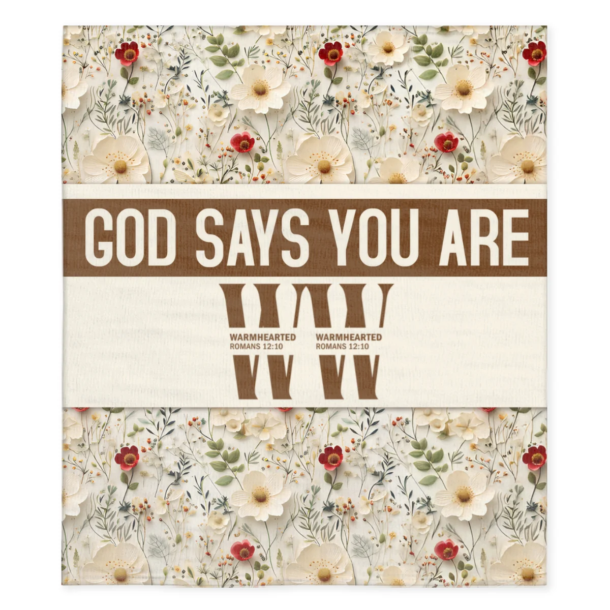 God Says Bible - Personalized Custom Fleece Blanket - Image 6