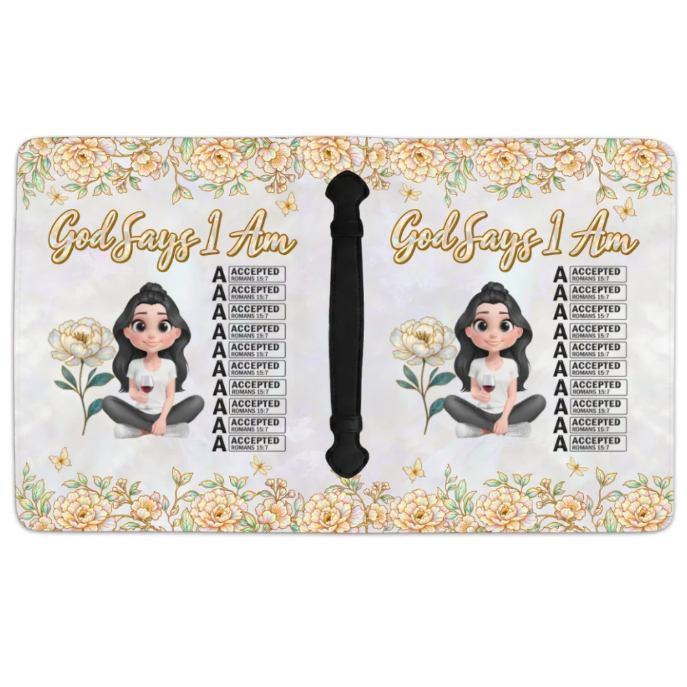 God Says I Am - Personalized Custom Bible Cover - Image 9