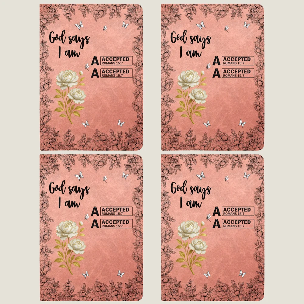 God Says You Are Bible - Personalized Custom Leather Journal - Image 13