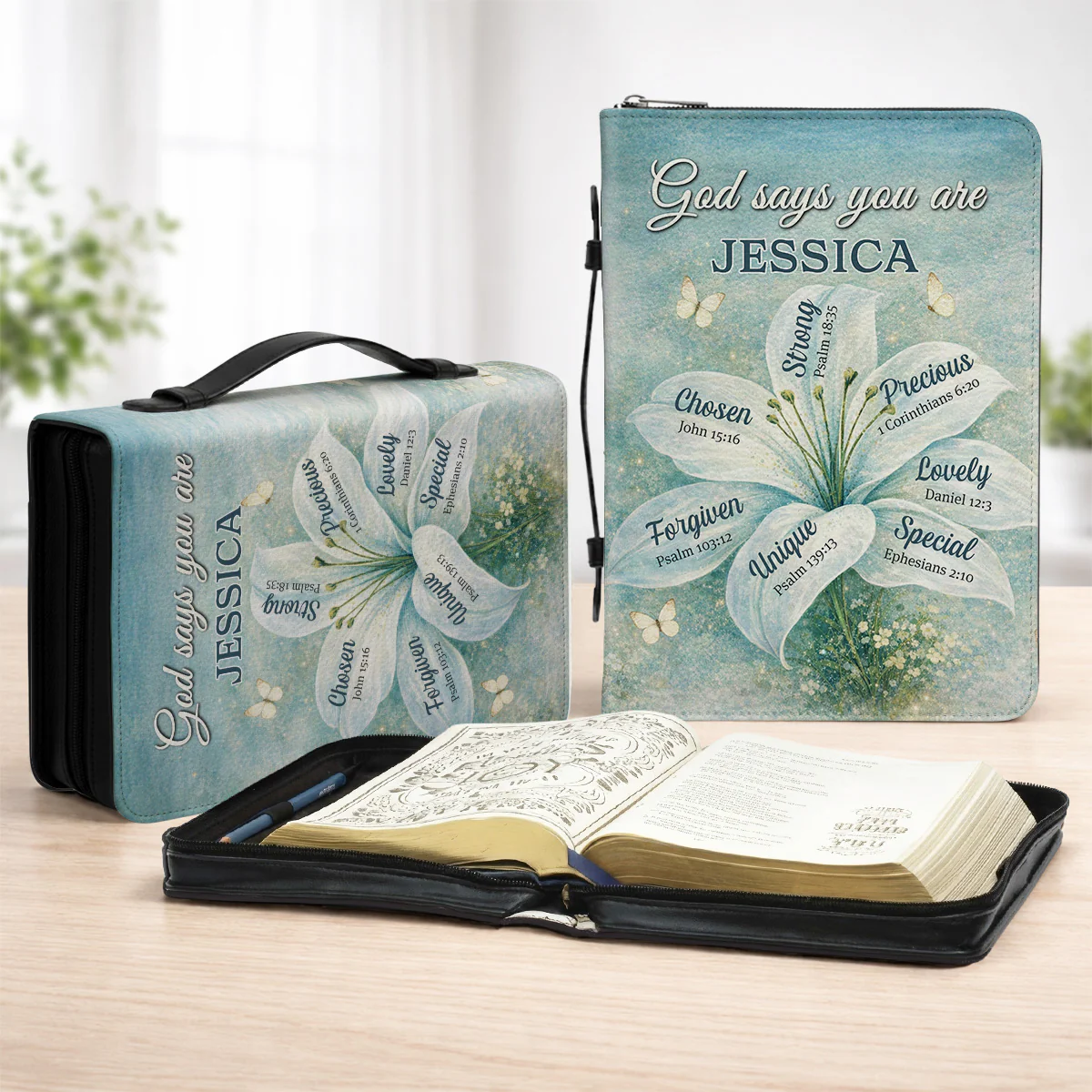God Says You Are - Personalized Custom Bible Cover