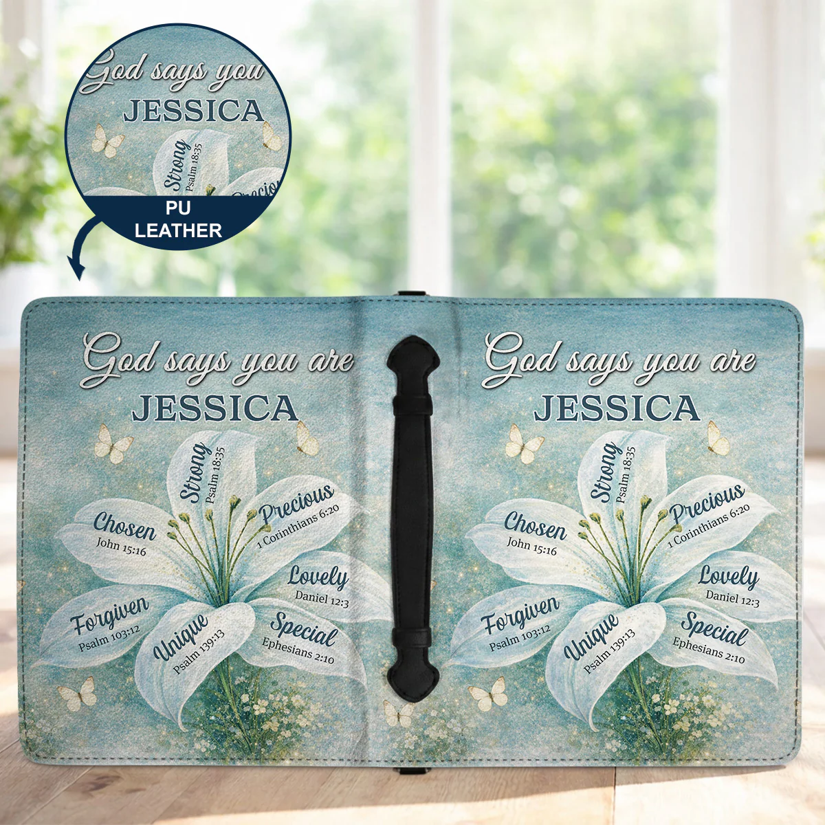 God Says You Are - Personalized Custom Bible Cover - Image 7