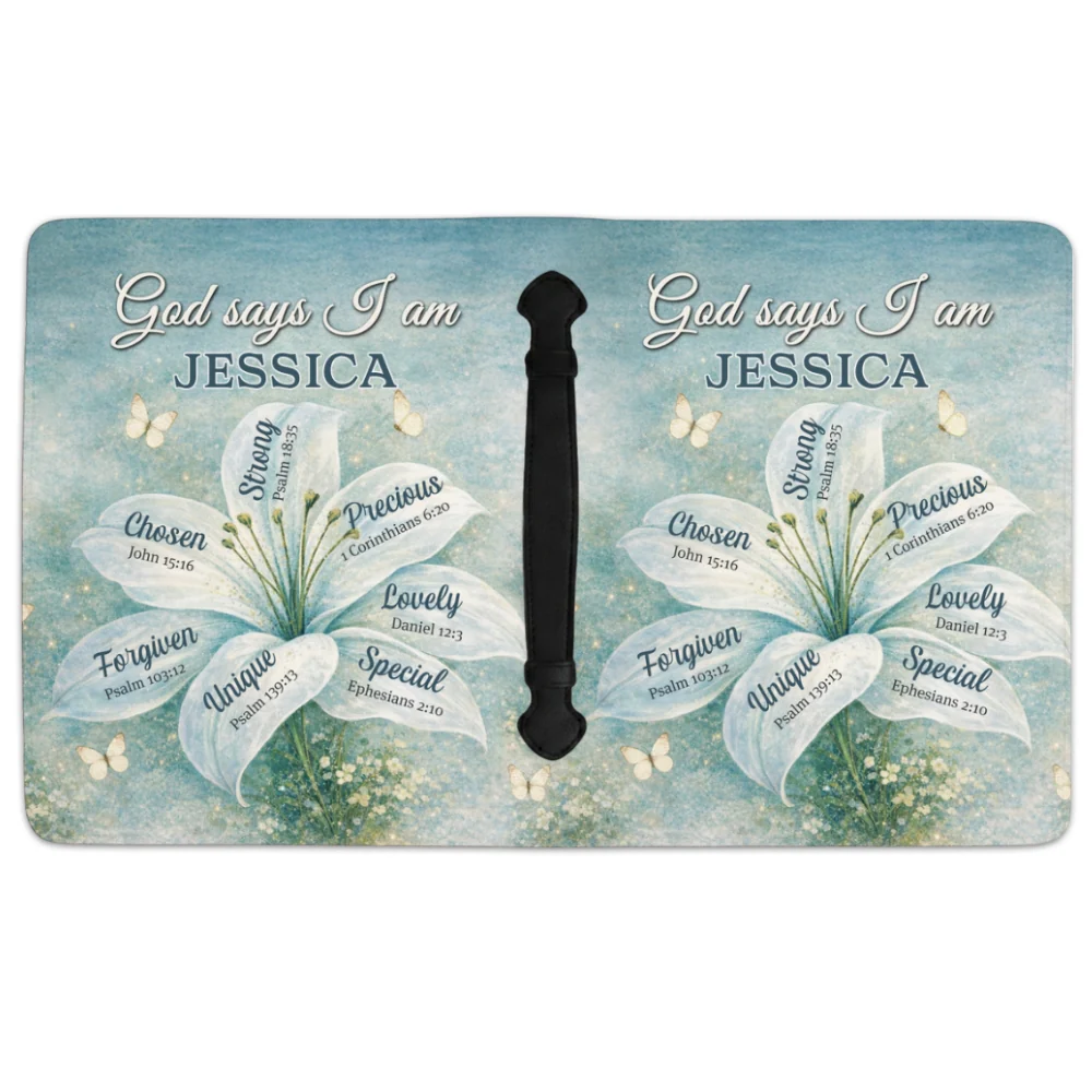 God Says You Are - Personalized Custom Bible Cover - Image 9
