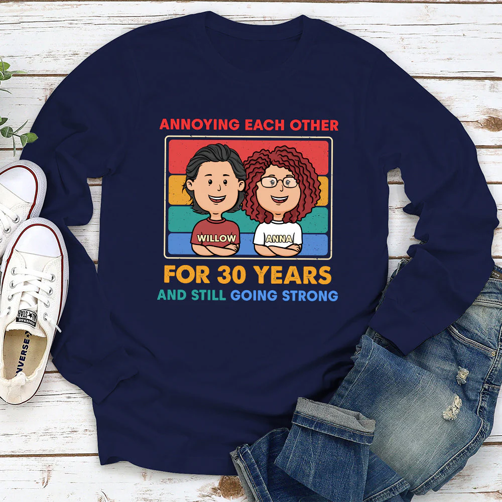 Going Strong - Personalized Custom Long Sleeve T-shirt - Image 2