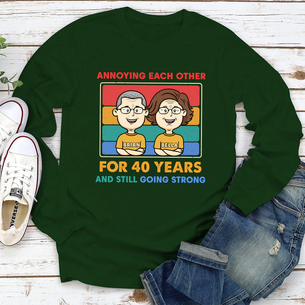 Going Strong - Personalized Custom Long Sleeve T-shirt - Image 3