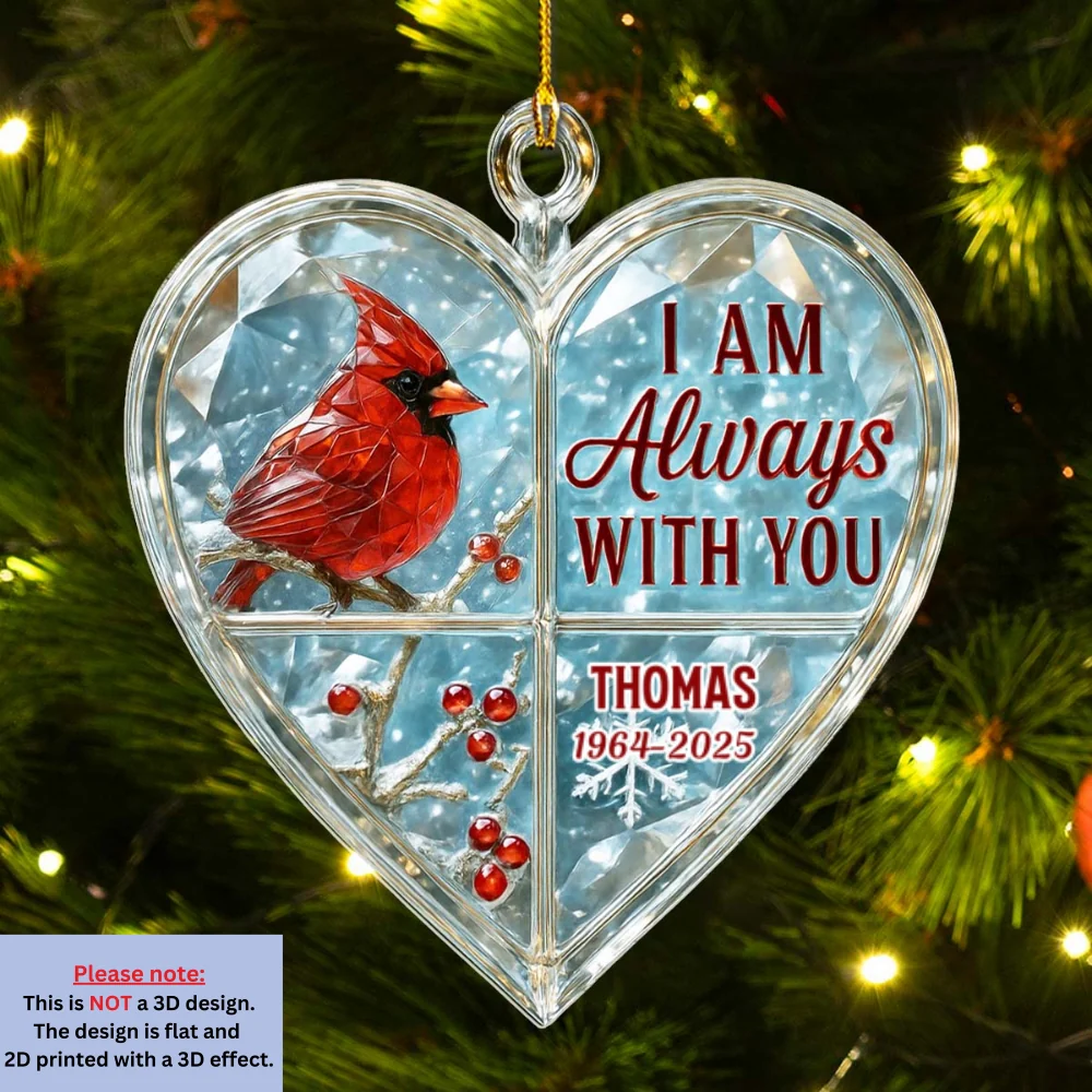 Gone But Near - Personalized Custom Acrylic Ornament - Image 7