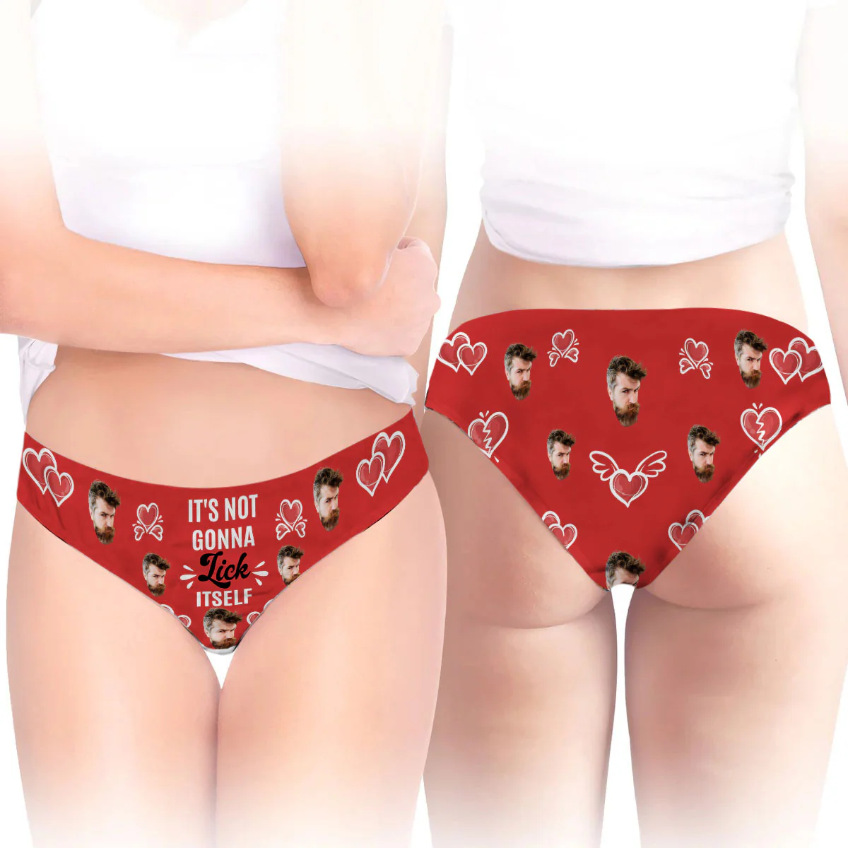 Gonna Lick Itself - Personalized Women Briefs - Image 4