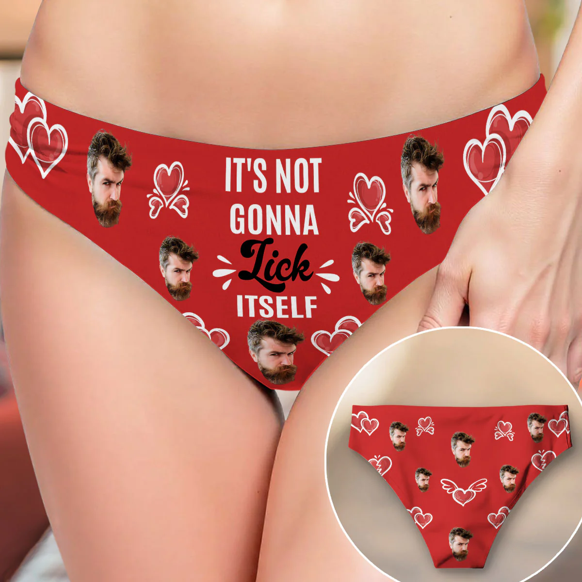 Gonna Lick Itself - Personalized Women Briefs - Image 5