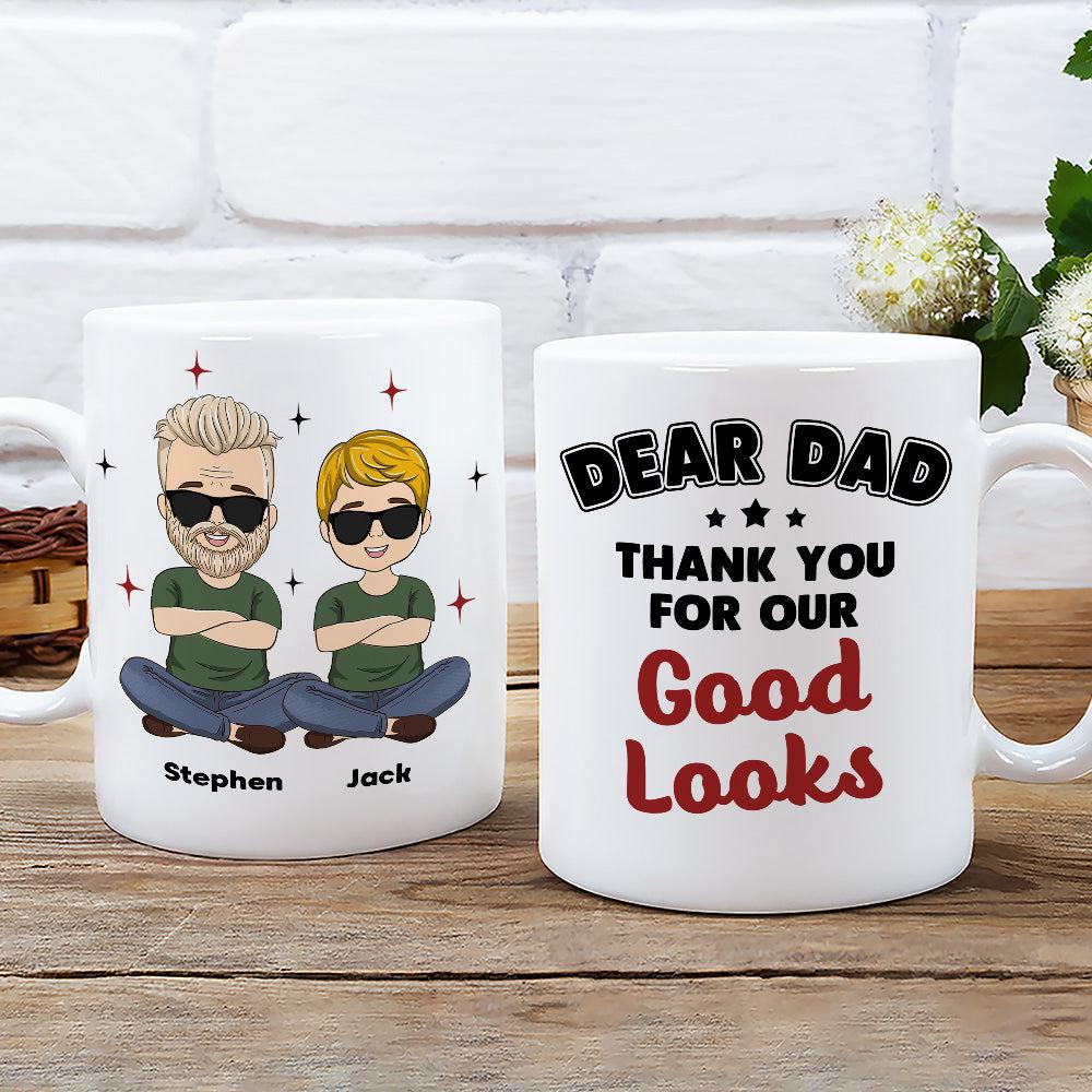 Good Looks - Personalized Custom Coffee Mug - Image 3