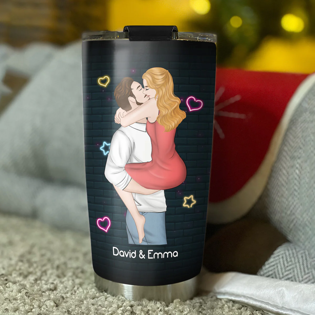Good Morning Baby Girl - Personalized Custom Tumbler - Image 3