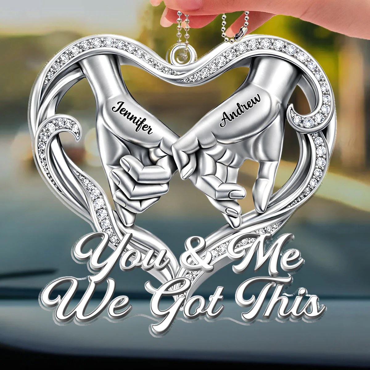 Got It All The Way - Personalized Custom 3D Effect Car Ornament - Image 2