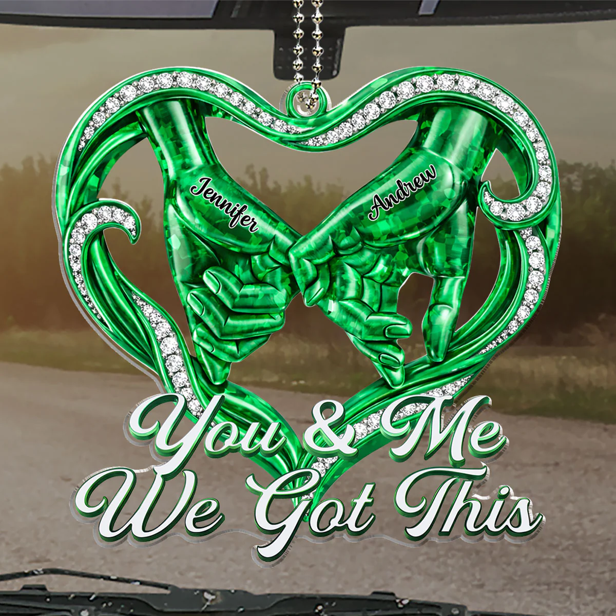 Got It All The Way - Personalized Custom 3D Effect Car Ornament - Image 3