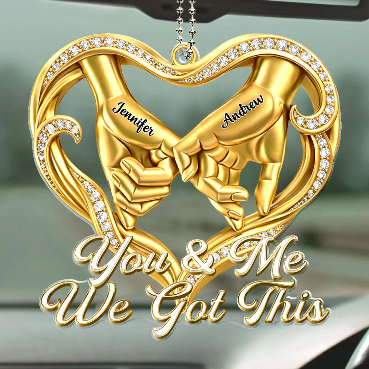 Got It All The Way - Personalized Custom 3D Effect Car Ornament - Image 4