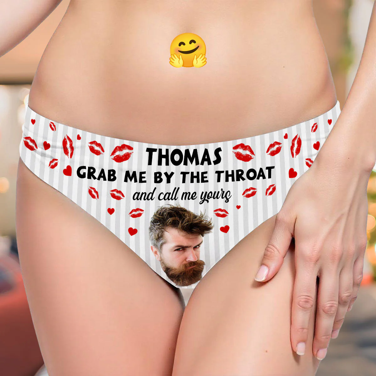 Grab Me By Your Throat - Personalized Women Briefs - Image 4