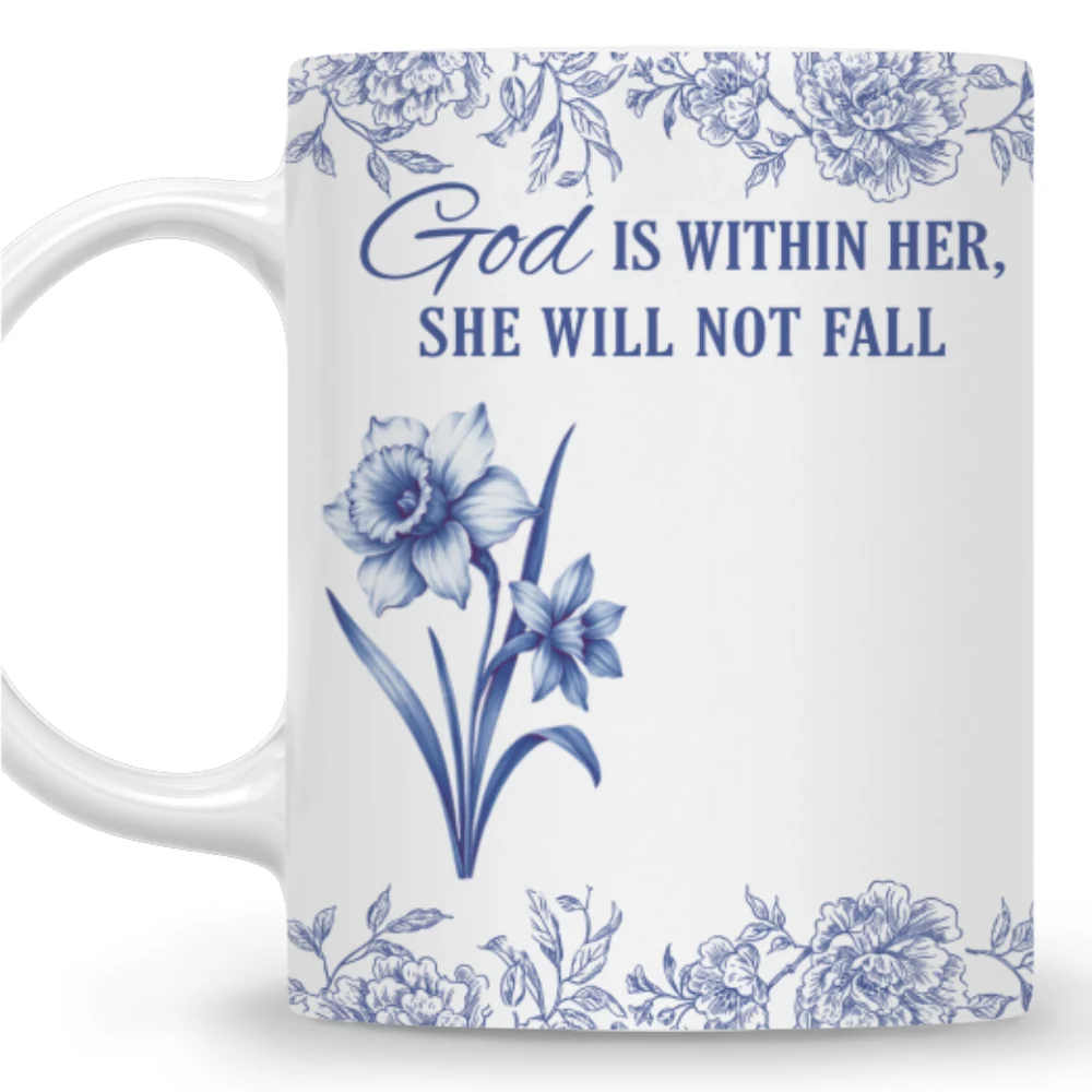 Grace Carries Her Through Storms - Personalized Custom Coffee Mug - Image 6