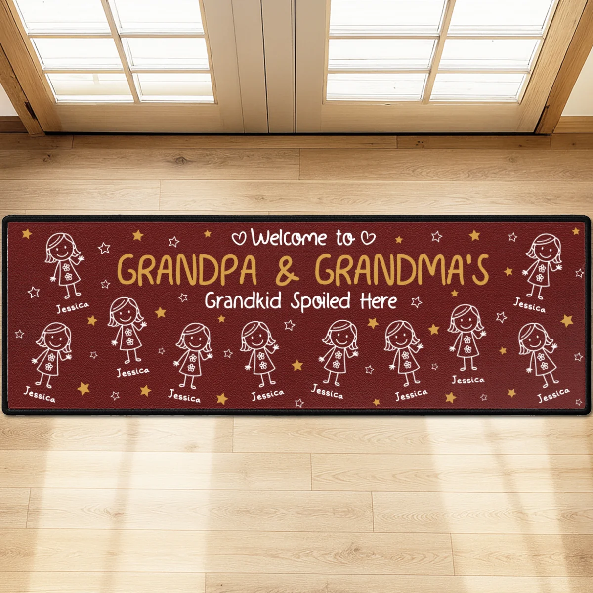 Grandkids Make Life Grand - Personalized Custom Runner Rug - Image 9