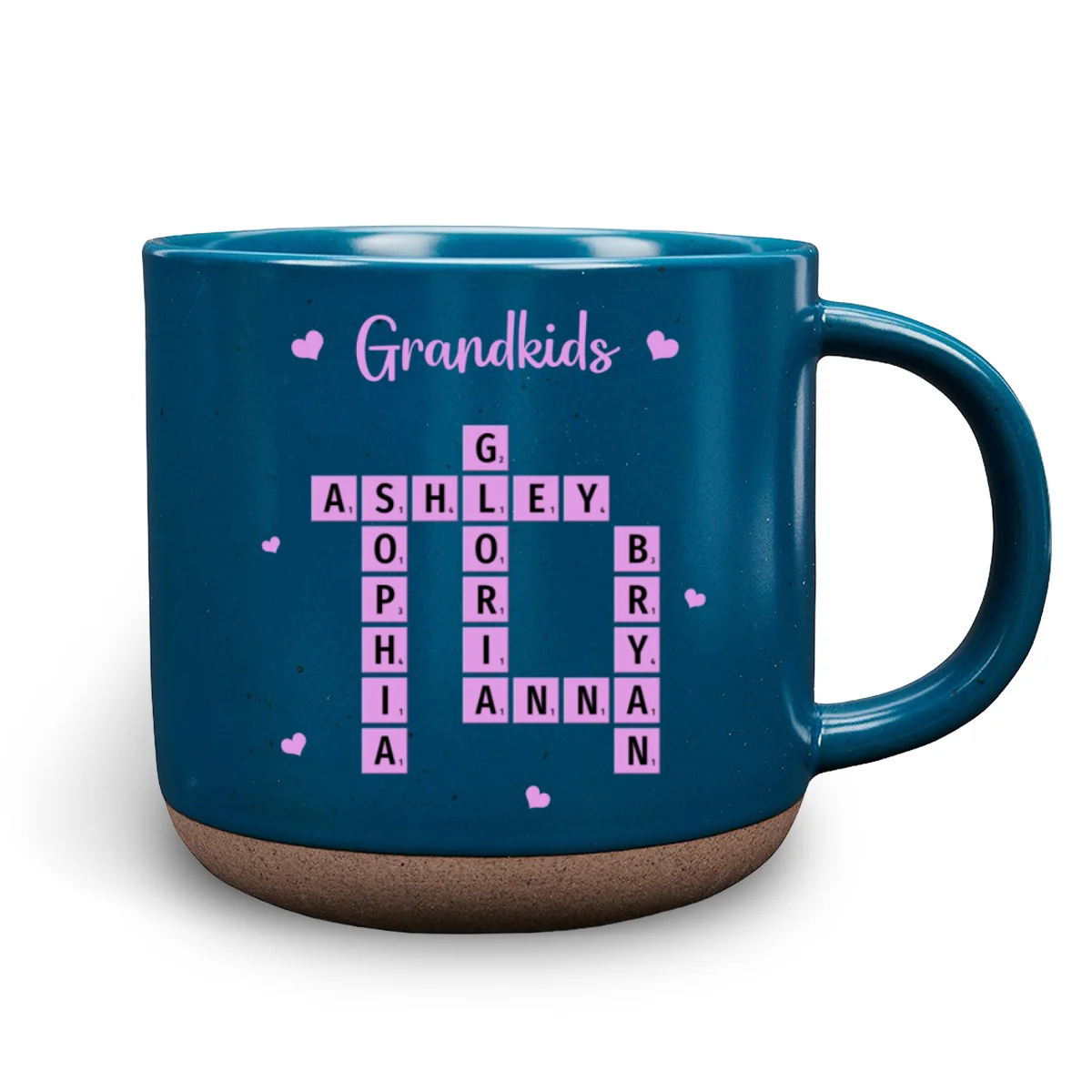Grandkids Make Life More Grand - Personalized Custom Pottery Mug - Image 6