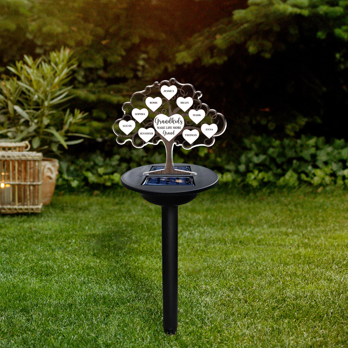 Grandkids Make Life More Grand - Personalized Custom Solar Light - Image 5