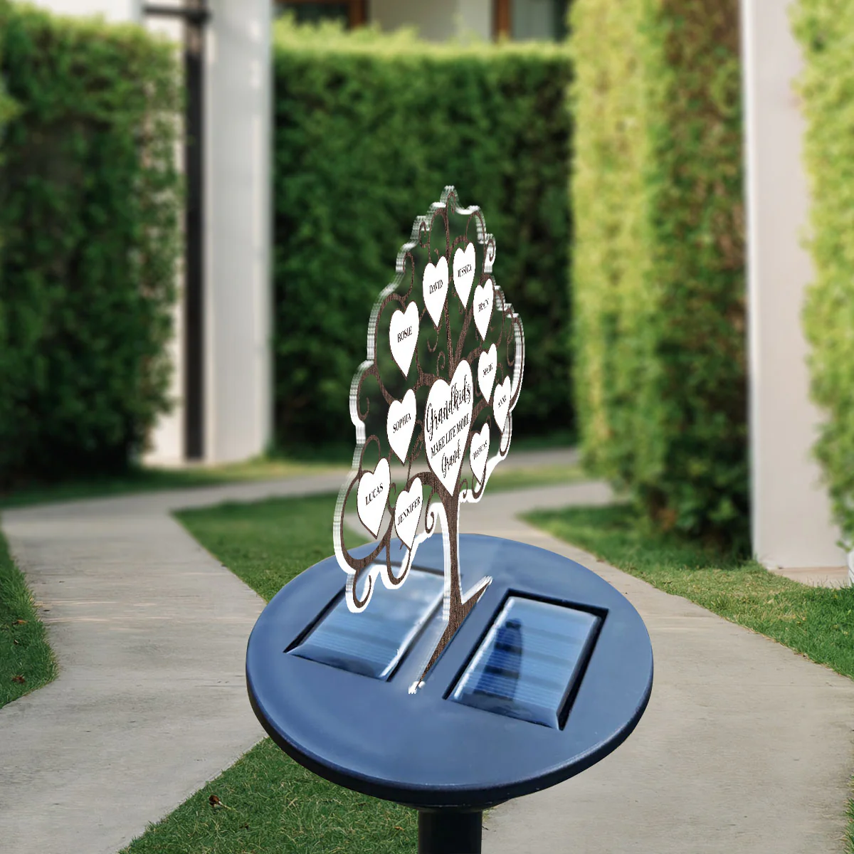 Grandkids Make Life More Grand - Personalized Custom Solar Light - Image 6