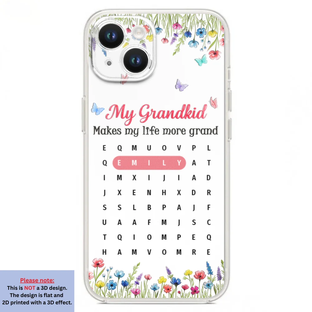Grandkids Make Life More Grand Puzzle - Personalized Custom 3D Inflated Effect Phone Case - Image 17