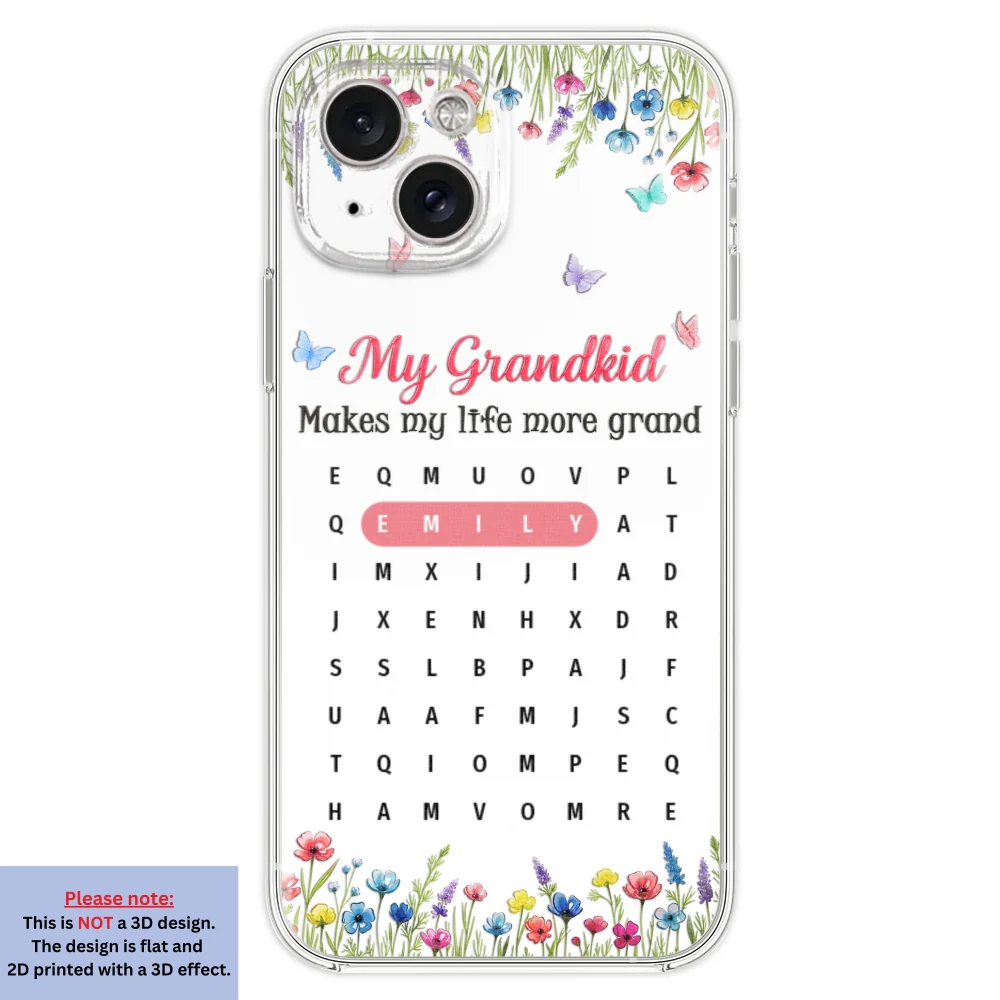Grandkids Make Life More Grand Puzzle - Personalized Custom 3D Inflated Effect Phone Case - Image 21