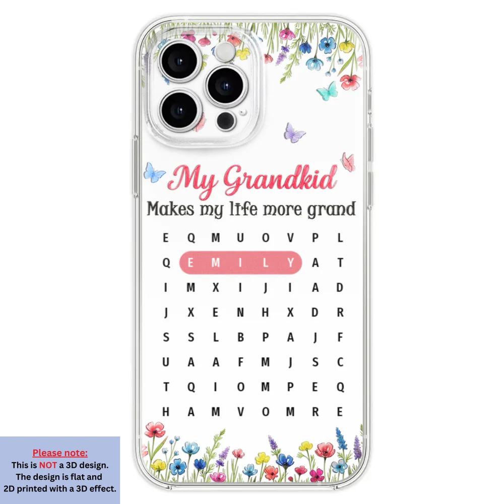 Grandkids Make Life More Grand Puzzle - Personalized Custom 3D Inflated Effect Phone Case - Image 27