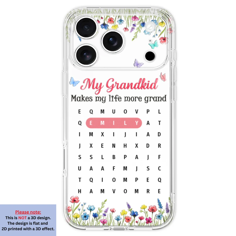 Grandkids Make Life More Grand Puzzle - Personalized Custom 3D Inflated Effect Phone Case - Image 30