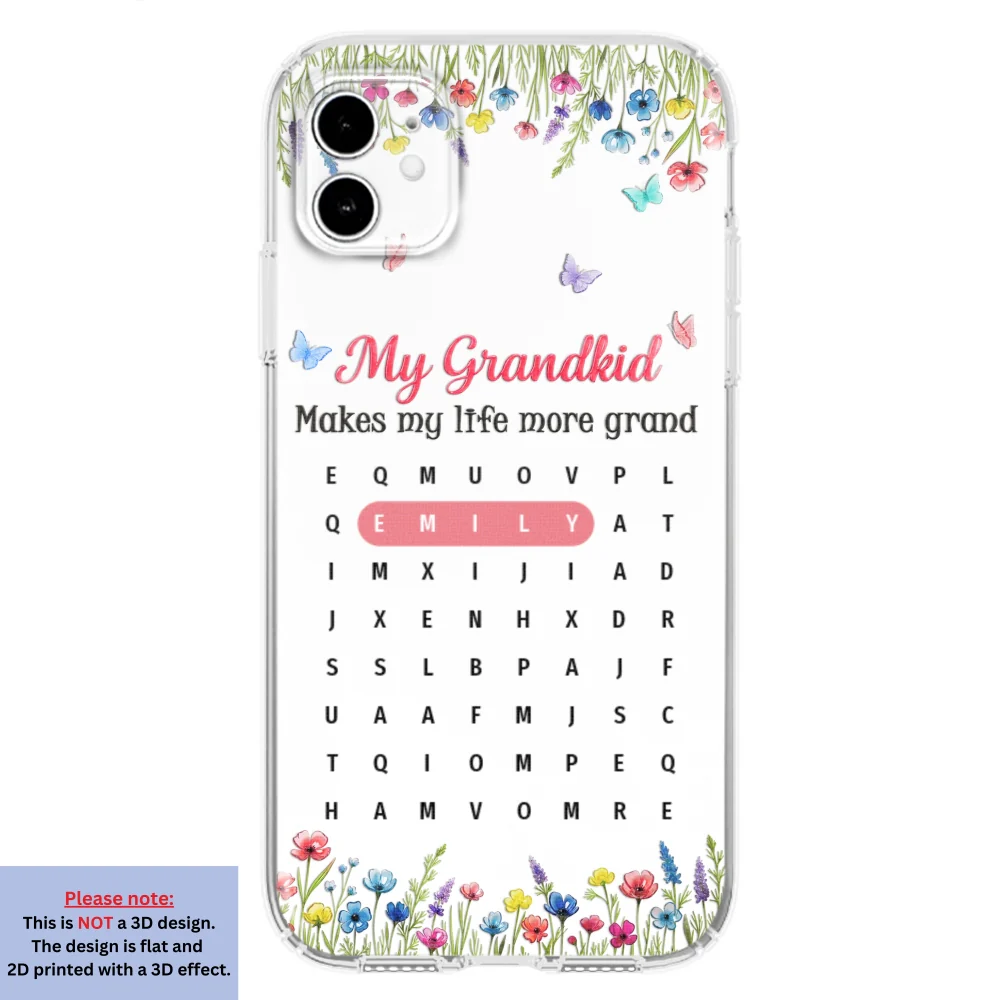 Grandkids Make Life More Grand Puzzle - Personalized Custom 3D Inflated Effect Phone Case - Image 8