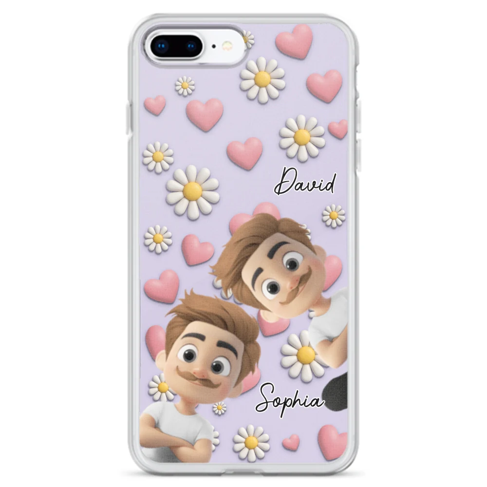 Grandkids Over Everything - Personalized Custom 3D Effect Phone Case - Image 7