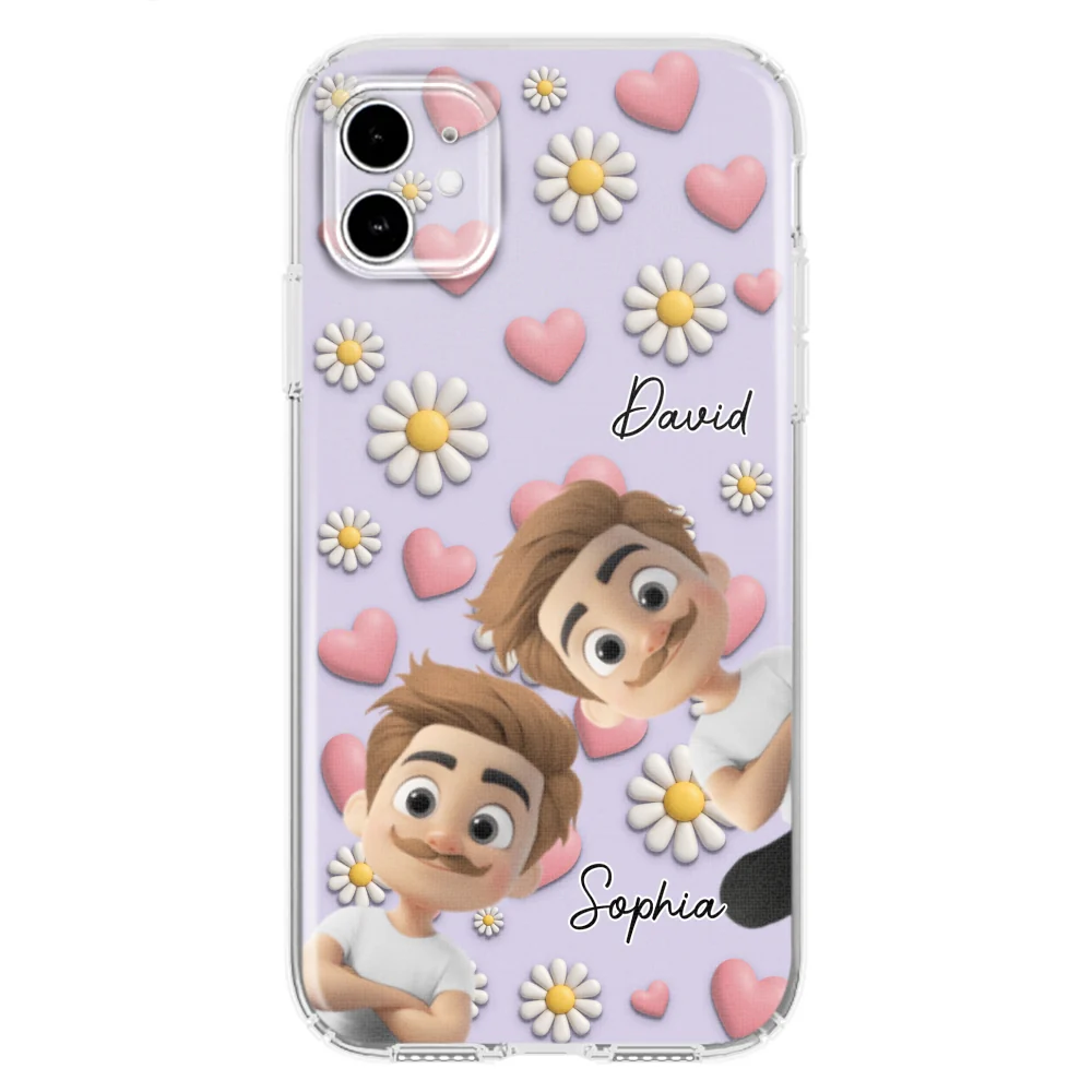Grandkids Over Everything - Personalized Custom 3D Effect Phone Case - Image 8