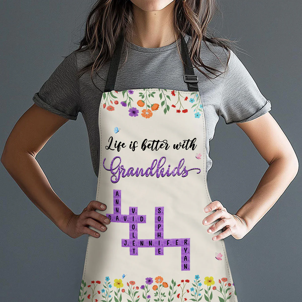 Grandkids - Personalized Custom Apron - Image 2