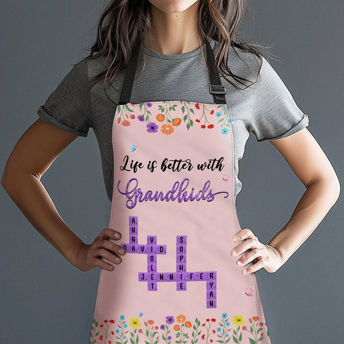 Grandkids - Personalized Custom Apron - Image 5