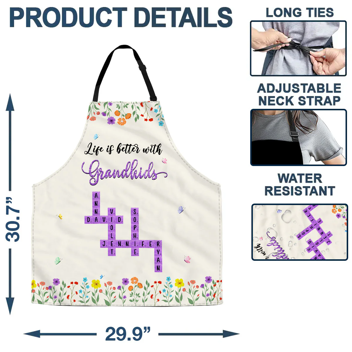 Grandkids - Personalized Custom Apron - Image 6