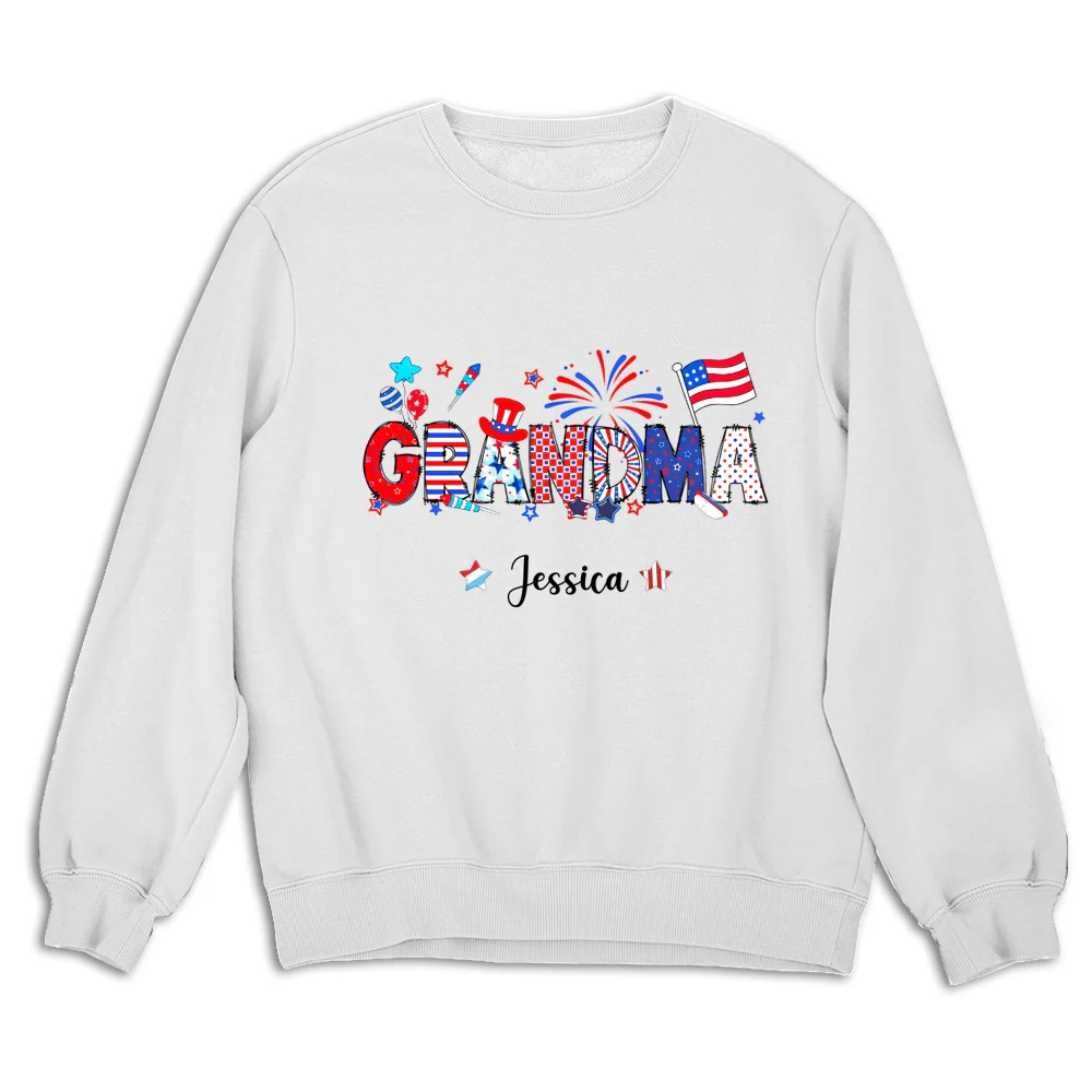 Grandma 4th Of July - Personalized Custom Shirt - Image 16