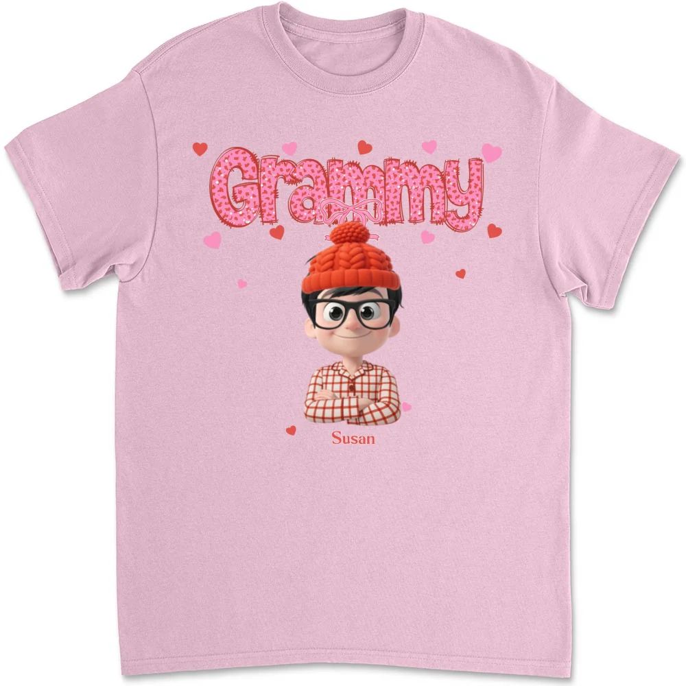 Grandma And Grandbabies Holiday - Personalized Custom Shirt - Image 13