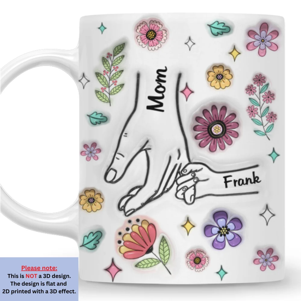 Grandma And Grandkids - Personalized Custom 3D Inflated Effect Mug - Image 7