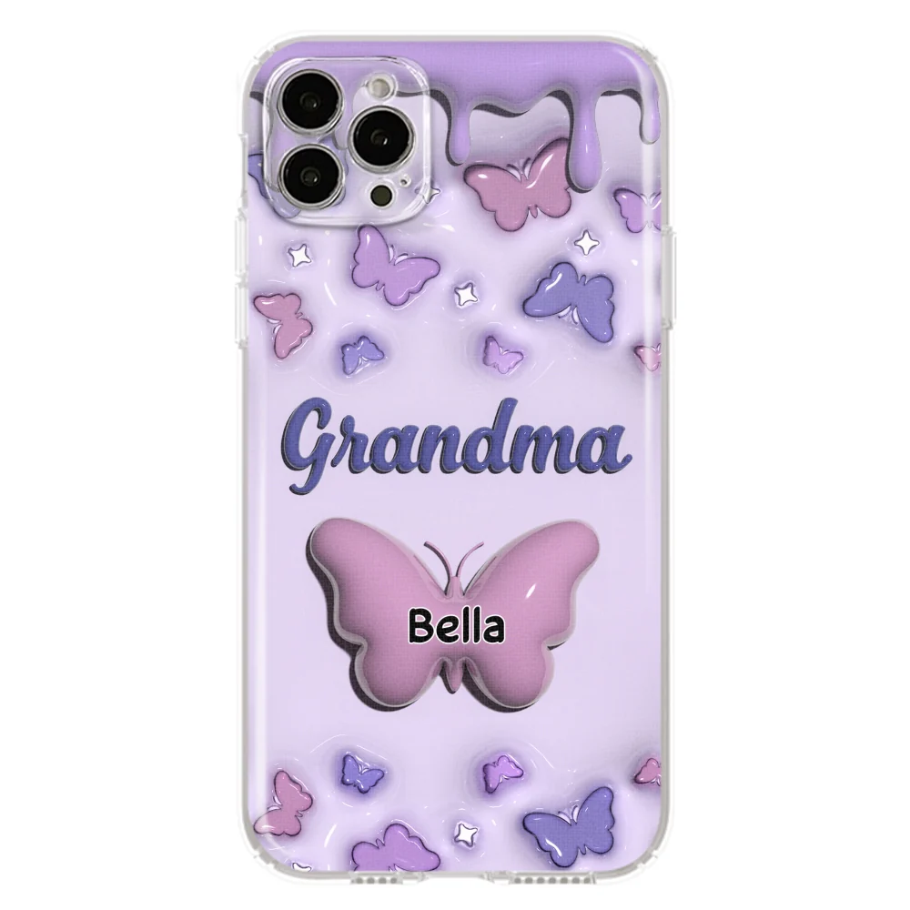 Grandma And Grandkids - Personalized Custom 3D Inflated Effect Phone Case - Image 15