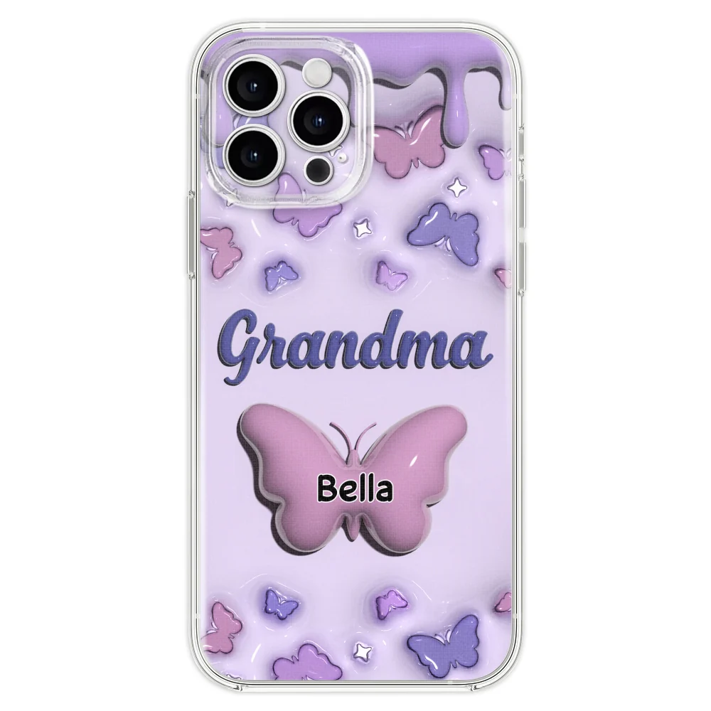 Grandma And Grandkids - Personalized Custom 3D Inflated Effect Phone Case - Image 21