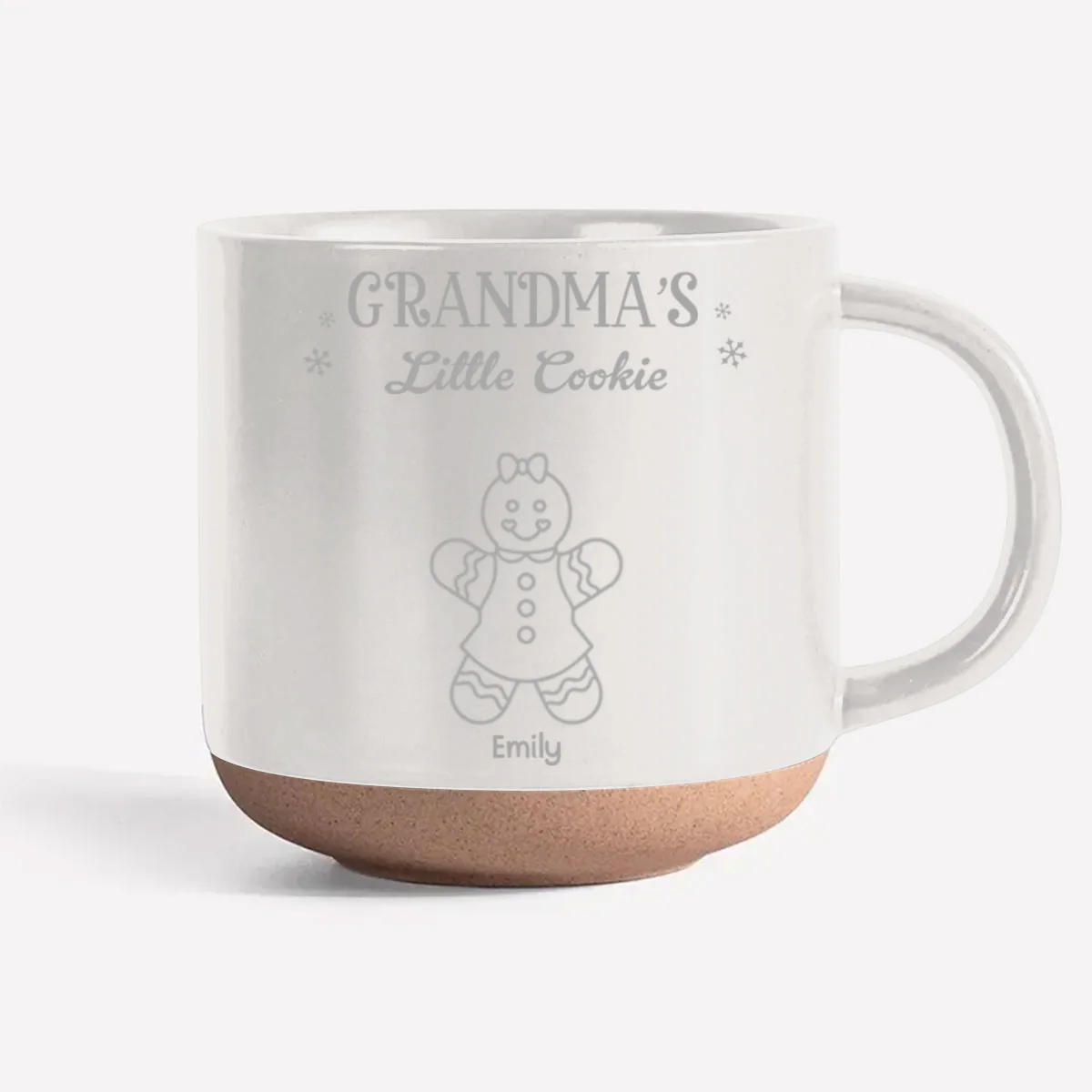 Grandma And Little Cookies - Personalized Custom Engraved Pottery Mug - Image 6