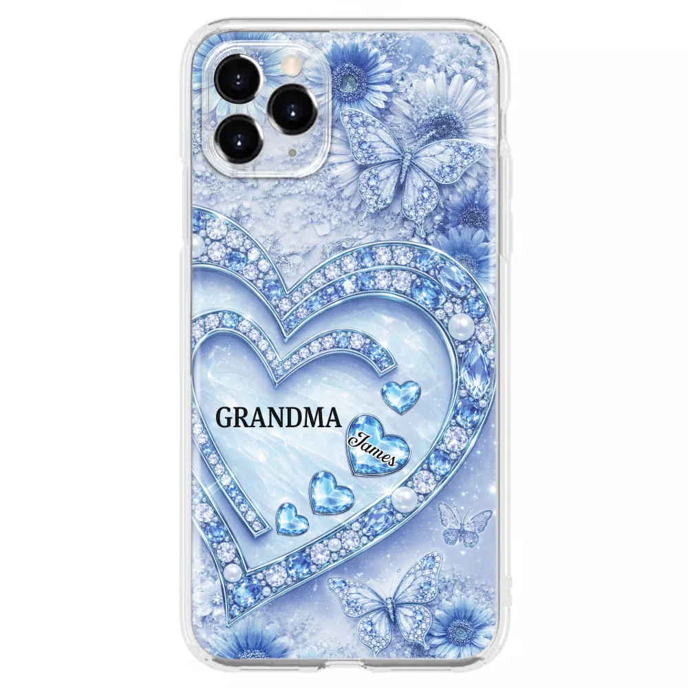 Grandma And Lovely Grandkids - Personalized Custom 3D Effect Phone Case - Image 10