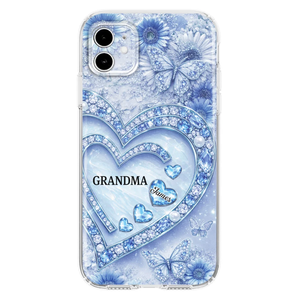 Grandma And Lovely Grandkids - Personalized Custom 3D Effect Phone Case - Image 11